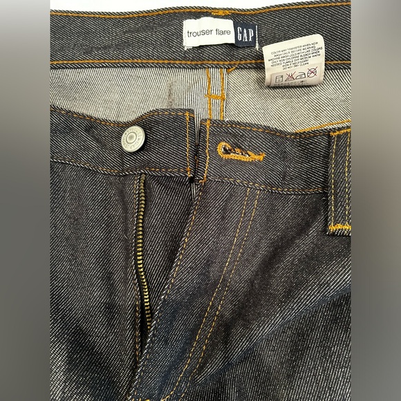 NWOT Vintage Gap Trouser Flare Jeans Women Sz 8 - Picture 8 of 11